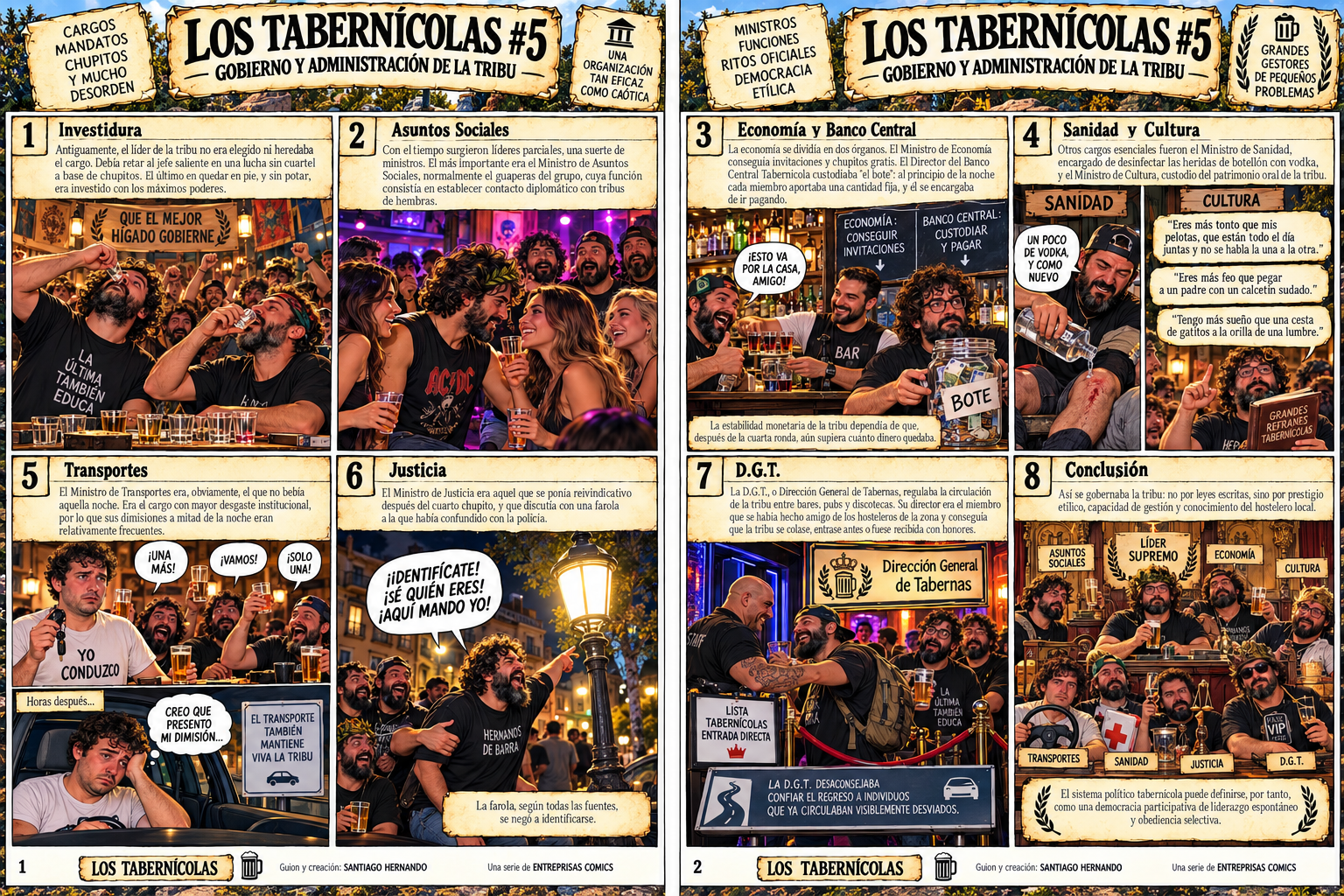 Los Tabernícolas #5 — Gobierno y administración de la tribu